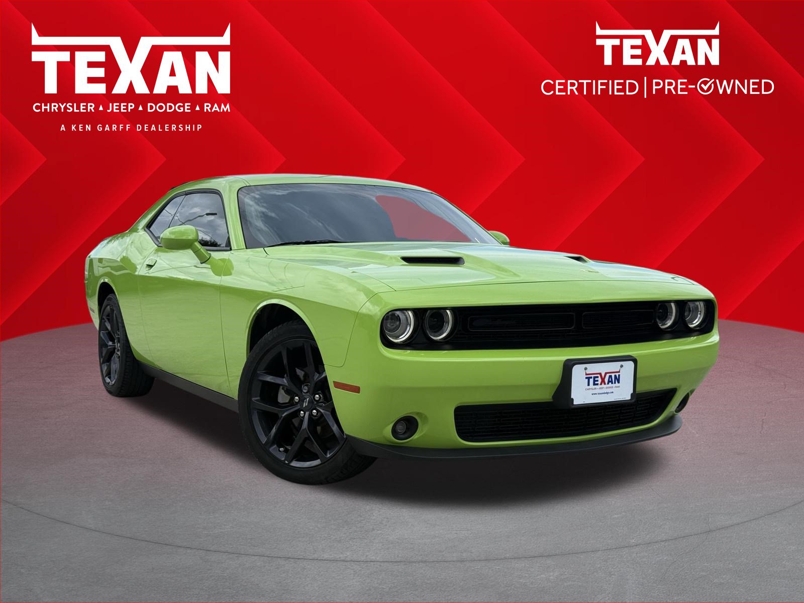 Used Green Dodge Challenger for Sale Near Me in Conroe, TX