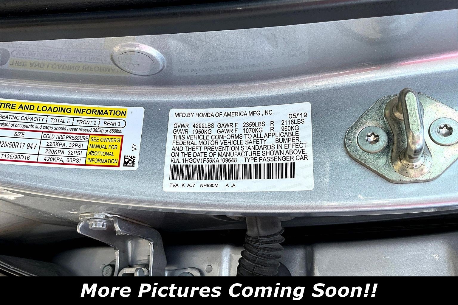 2019 Honda Accord EX-L