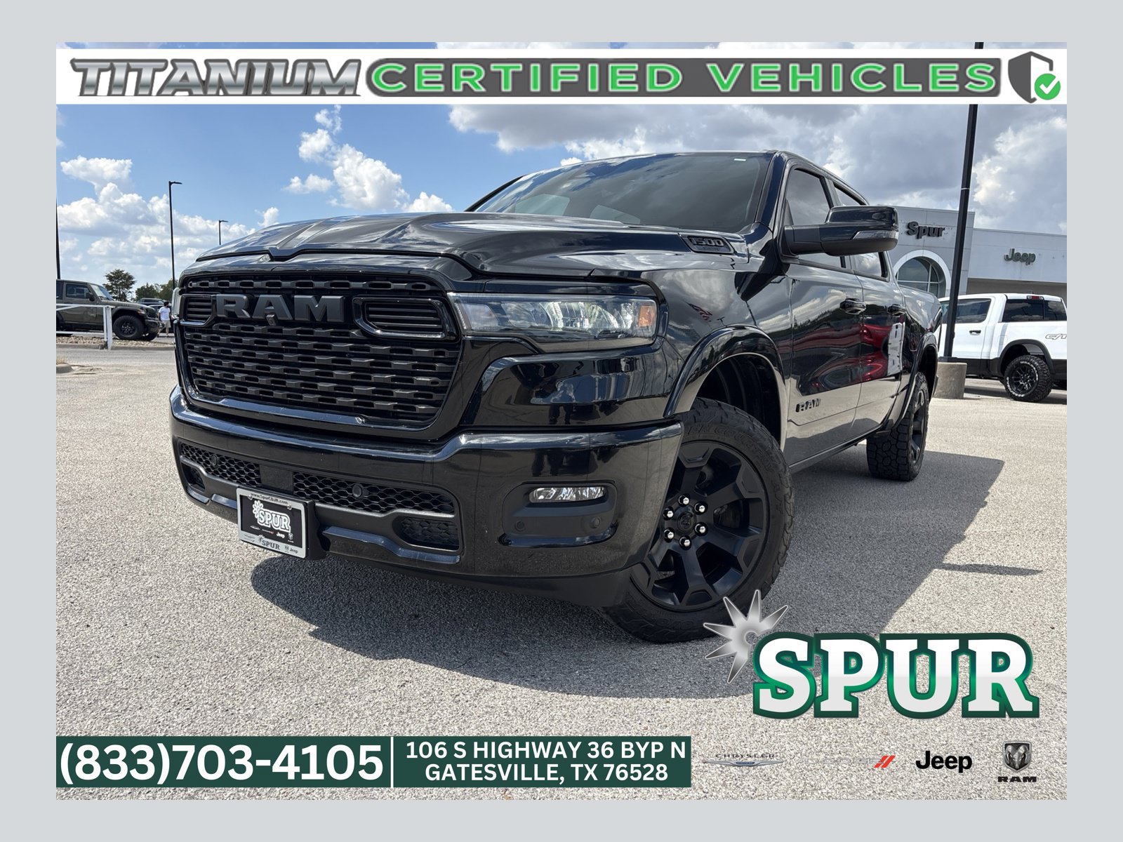 Used 2025 RAM 1500 4x4 Crew Cab