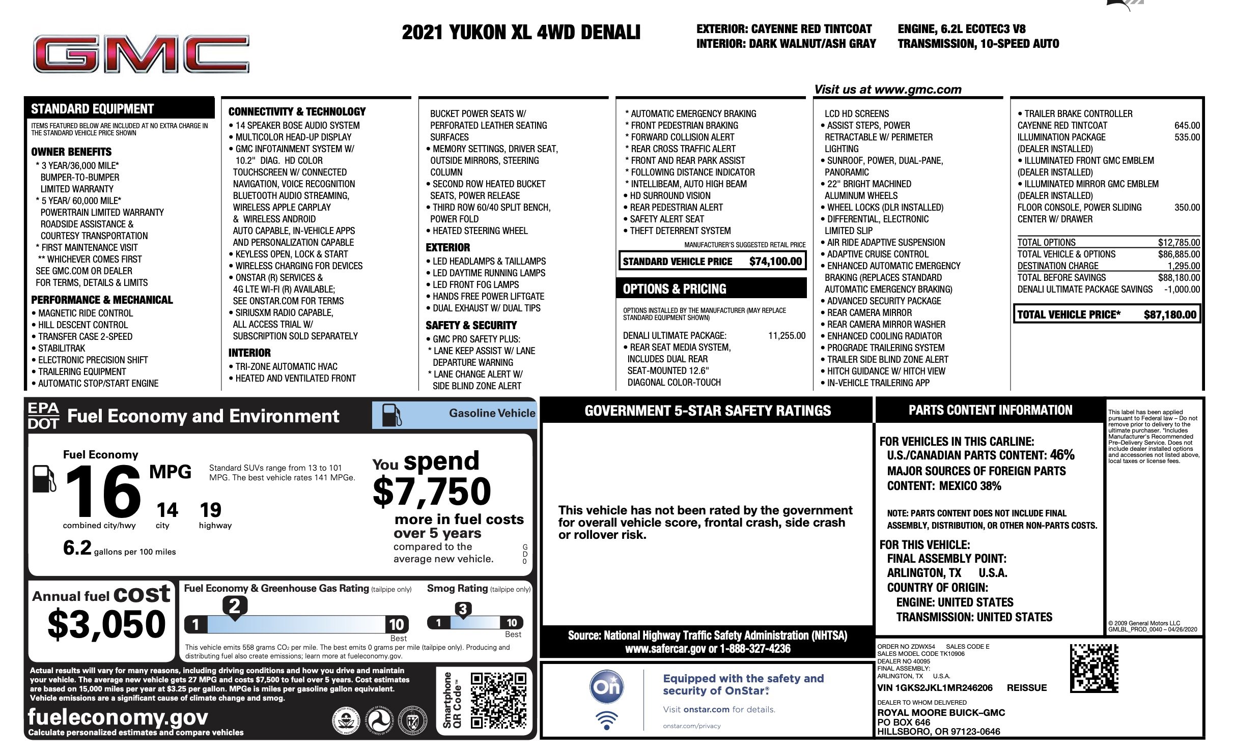 2021 GMC Yukon XL Denali