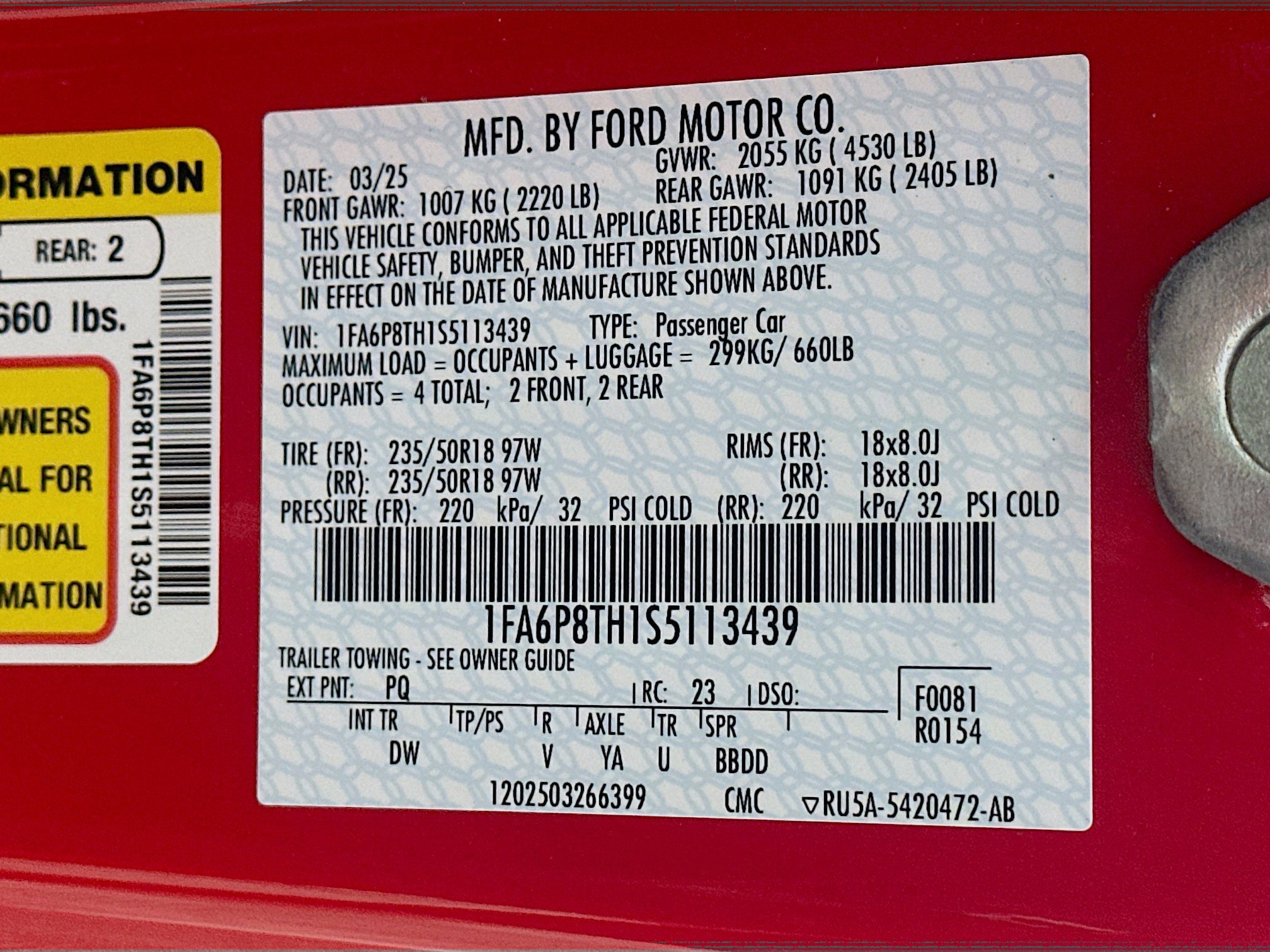 2025 Ford Mustang Coupe