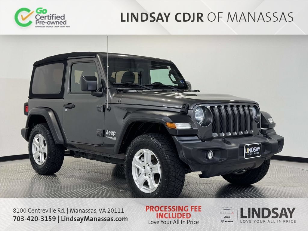 Certified 2019 Jeep Wrangler Sport