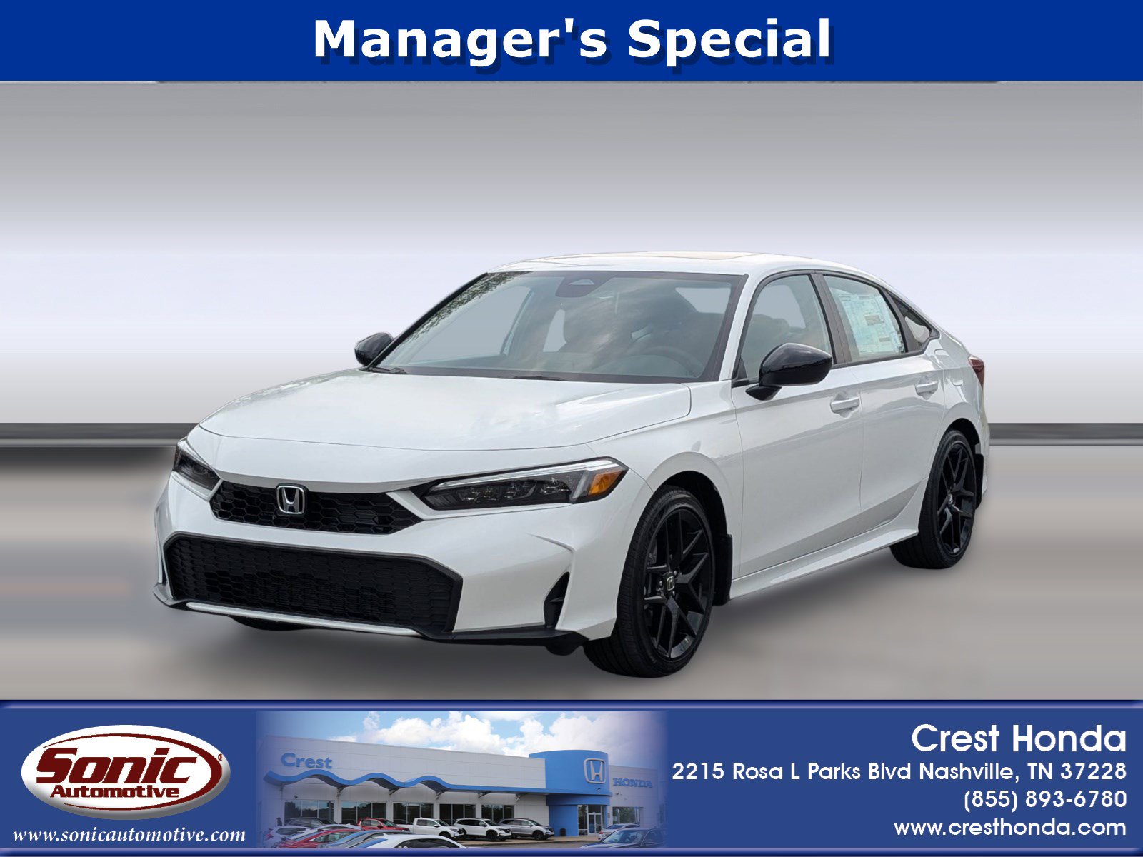 2026 Honda Civic FWD Hybrid Sedan