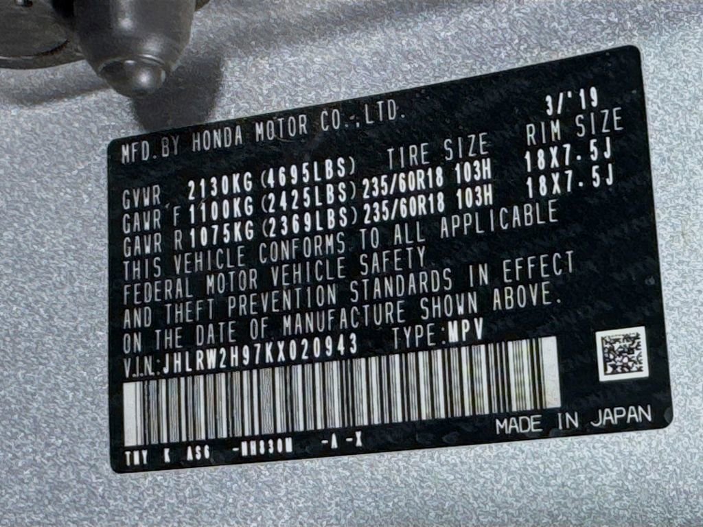 2019 Honda CR-V Touring