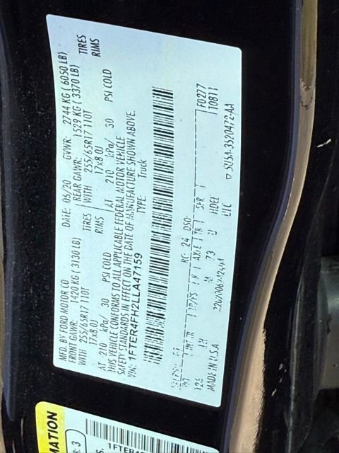 2020 Ford Ranger XLT