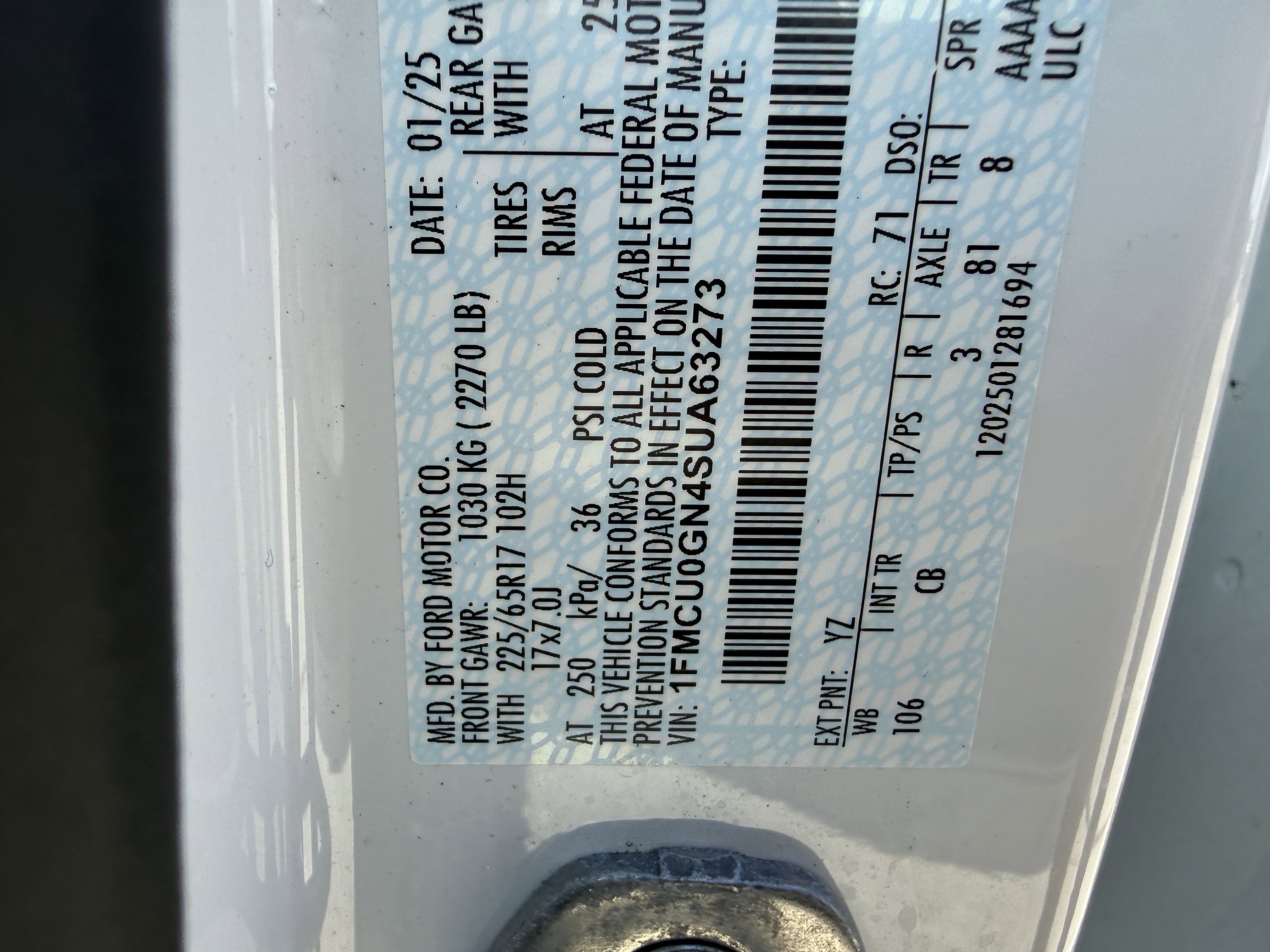 2025 Ford Escape Active