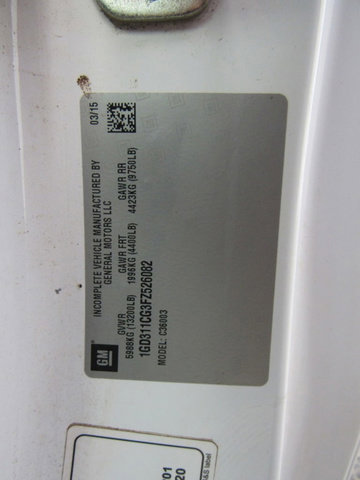 2015 GMC Sierra 3500 2WD Regular Cab