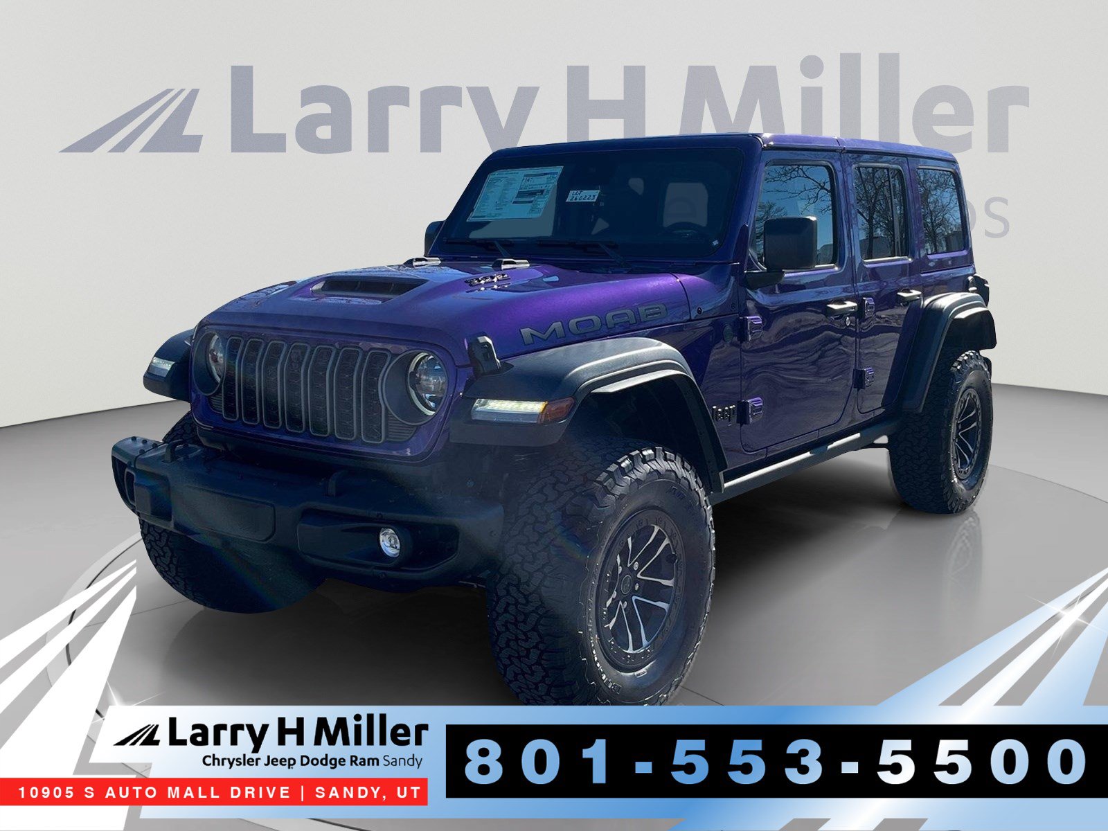 New 2026 Jeep Wrangler Unlimited Rubicon 392 w/ Quick Order Package 27X Moab