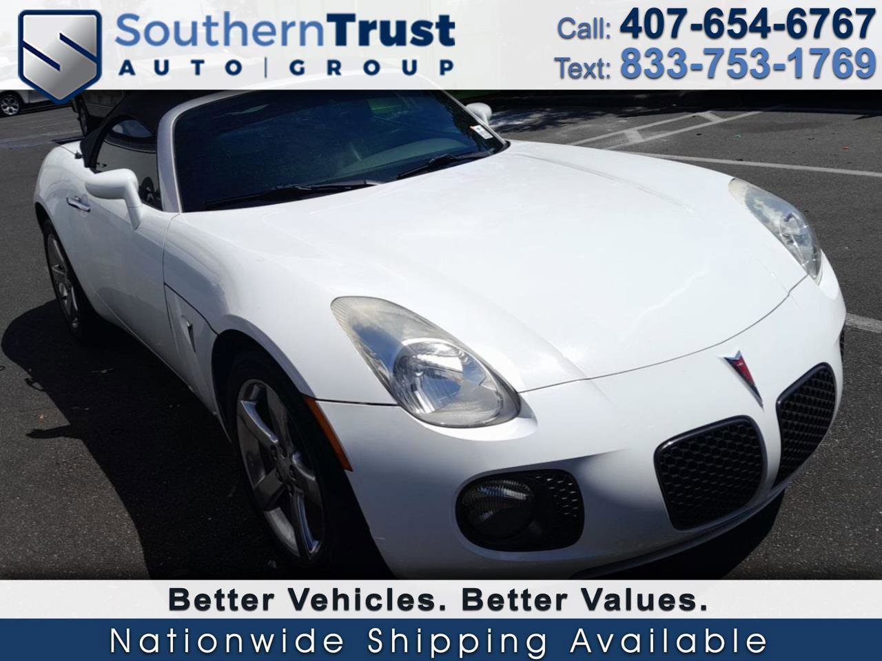 Used 2007 Pontiac Solstice GXP w/ Premium Package
