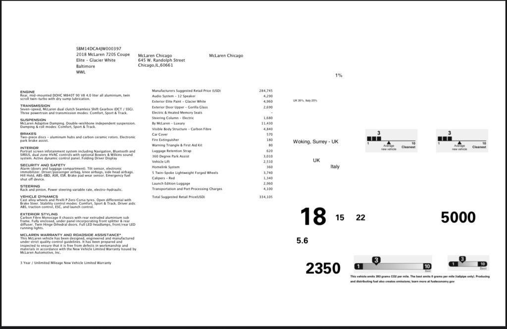Used 2018 McLaren 720S Performance photo 16