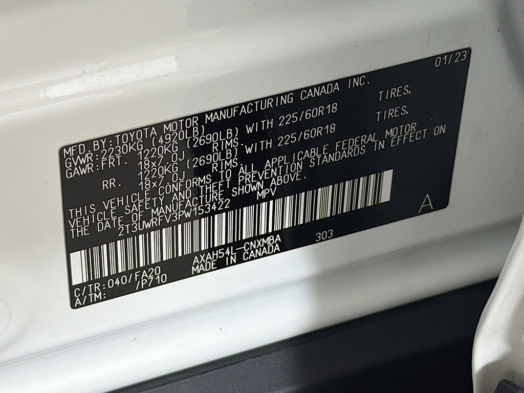 2023 Toyota Rav4 AWD Hybrid