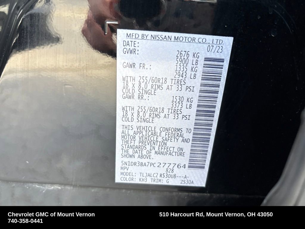 2023 Nissan Pathfinder SV