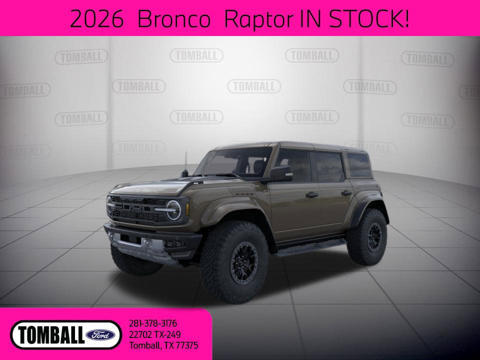 New 2026 Ford Bronco Raptor