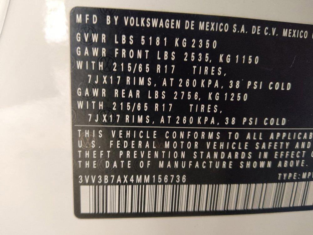 2021 Volkswagen Tiguan SE