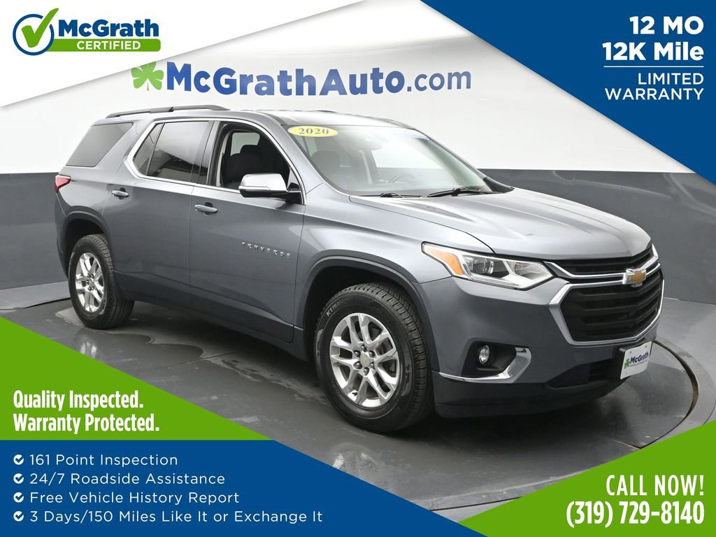 Used 2020 Chevrolet Traverse LT w/ LPO, Floor Liner Package