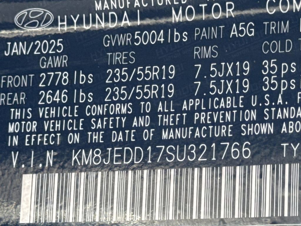 2025 Hyundai Tucson Limited