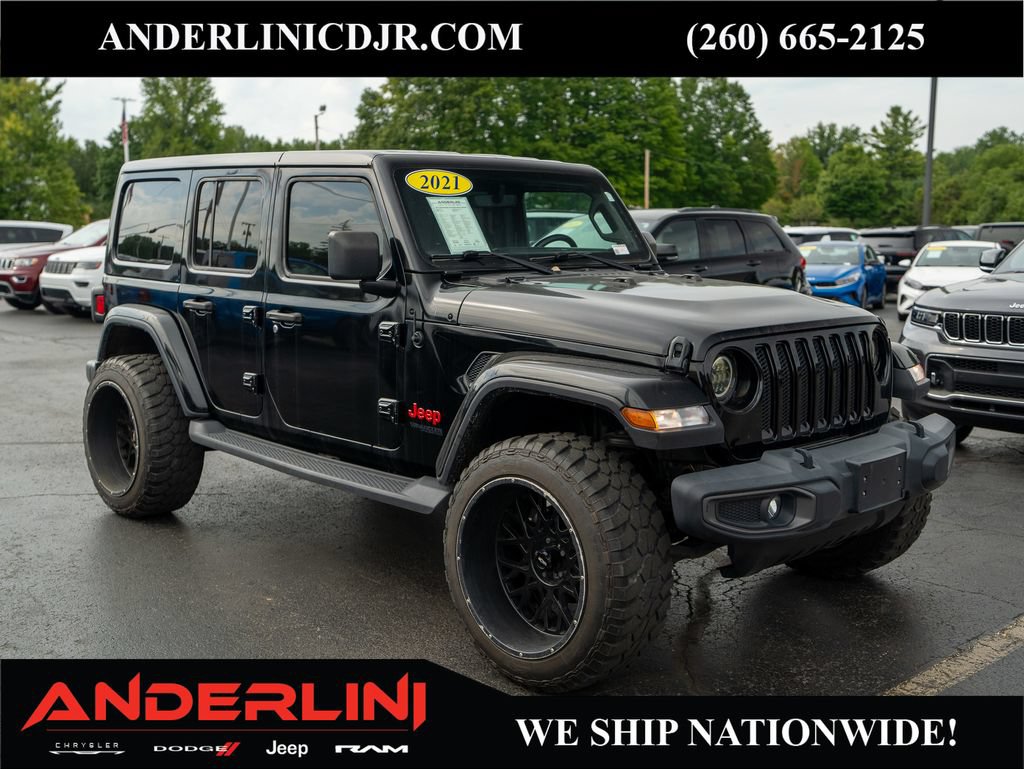 Used 2021 Jeep Wrangler Unlimited Sahara