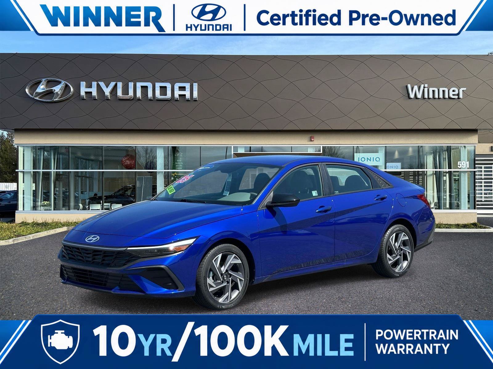 Certified 2025 Hyundai Elantra Sport