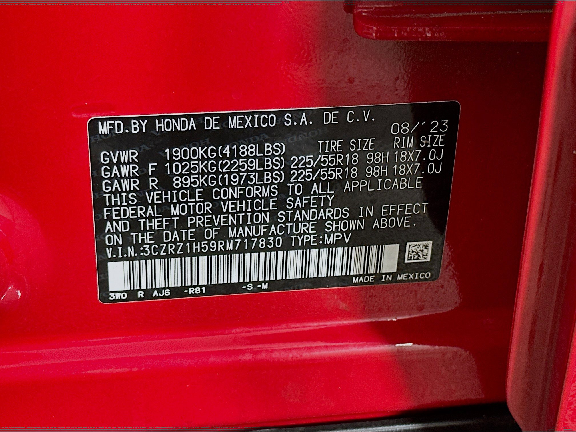 2024 Honda Hr-V Sport