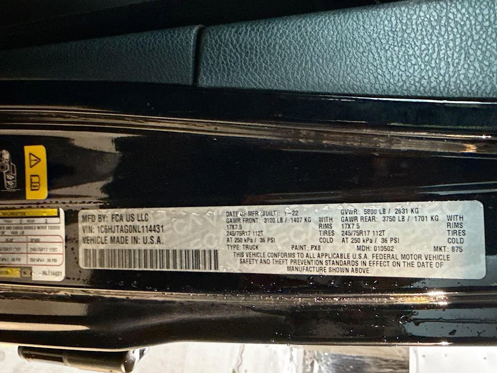 2022 Jeep Gladiator Sport