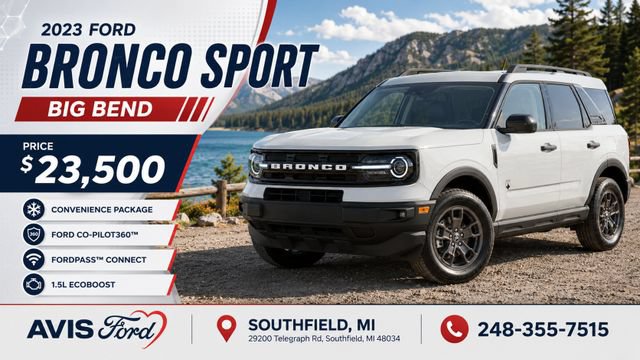 Used 2023 Ford Bronco Sport Big Bend w/ Convenience Package