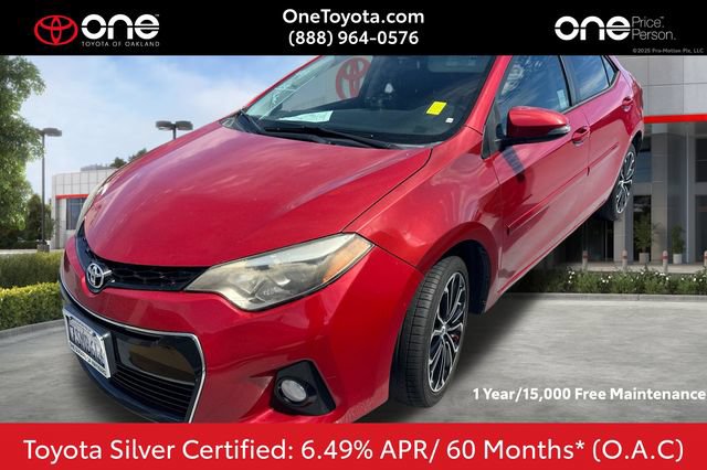 Certified 2016 Toyota Corolla S w/ Body Protection Package #1