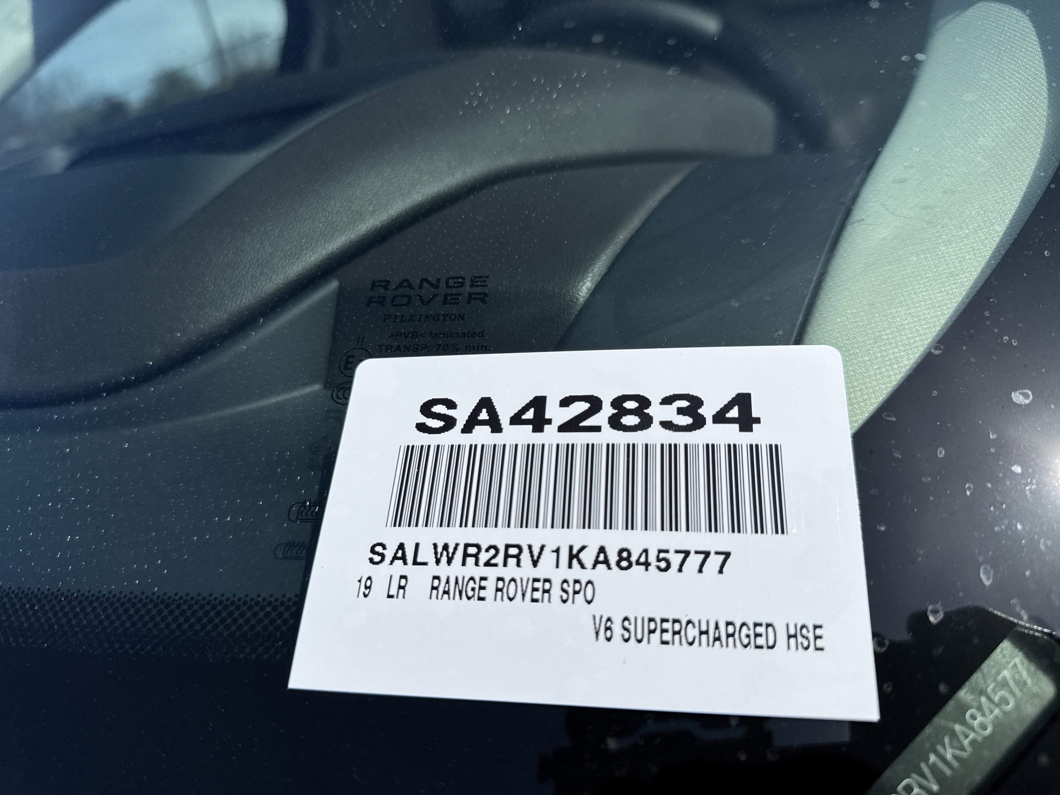 2019 Land Rover Range Rover Sport HSE