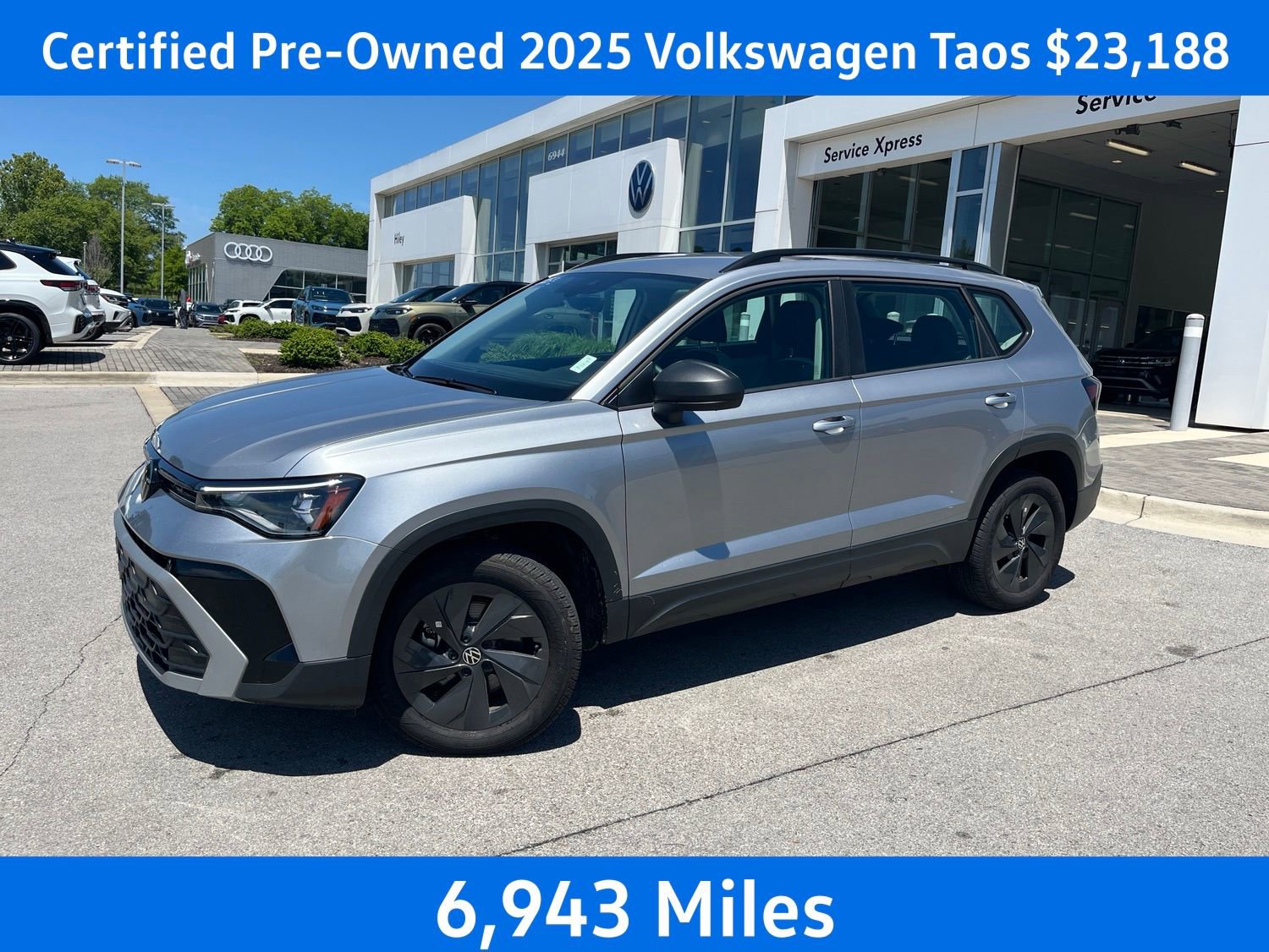 Certified 2025 Volkswagen Taos S