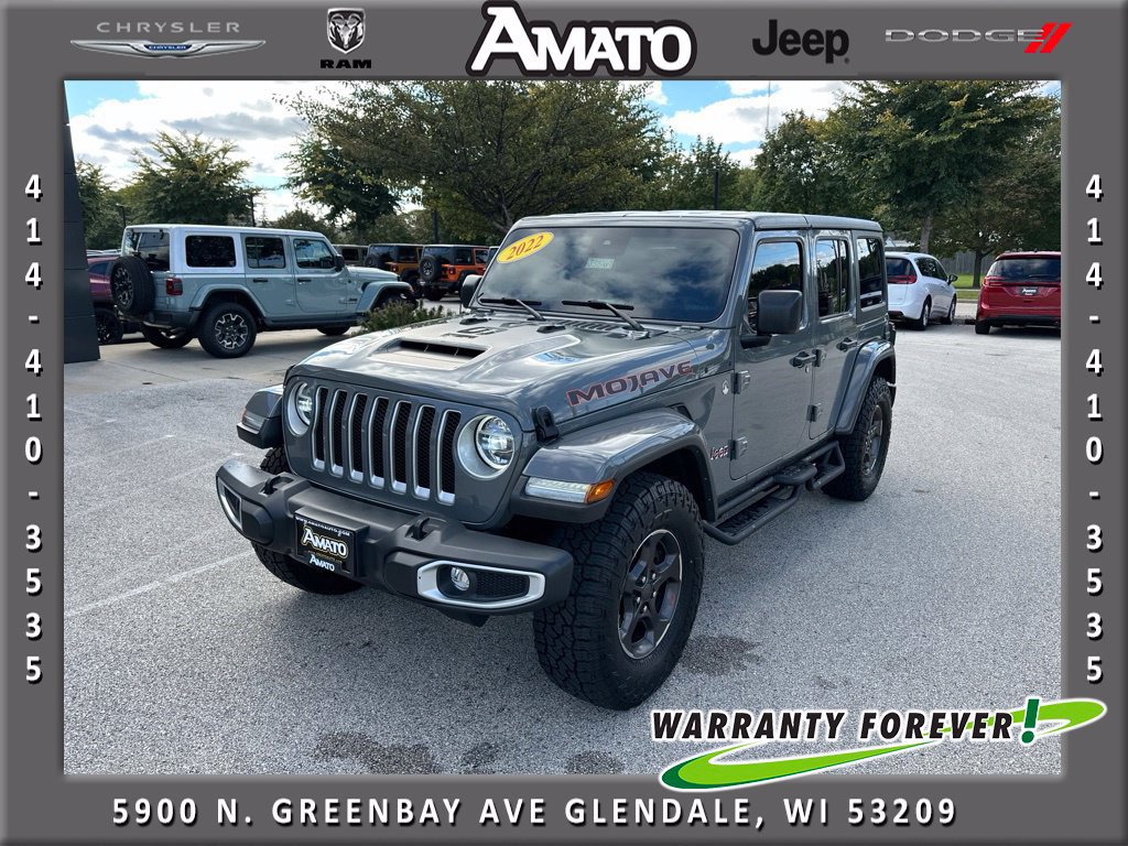 Used 2022 Jeep Wrangler Unlimited Sahara w/ LED Lighting Group