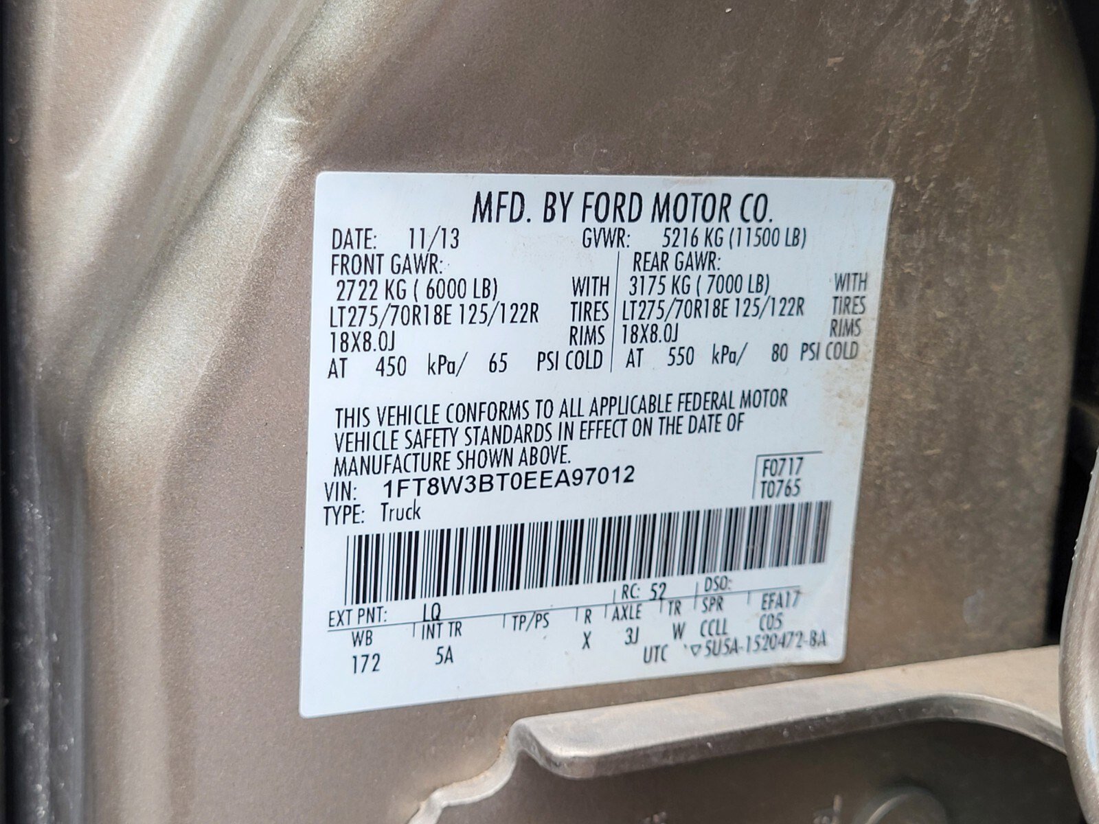 2014 Ford F350 Lariat