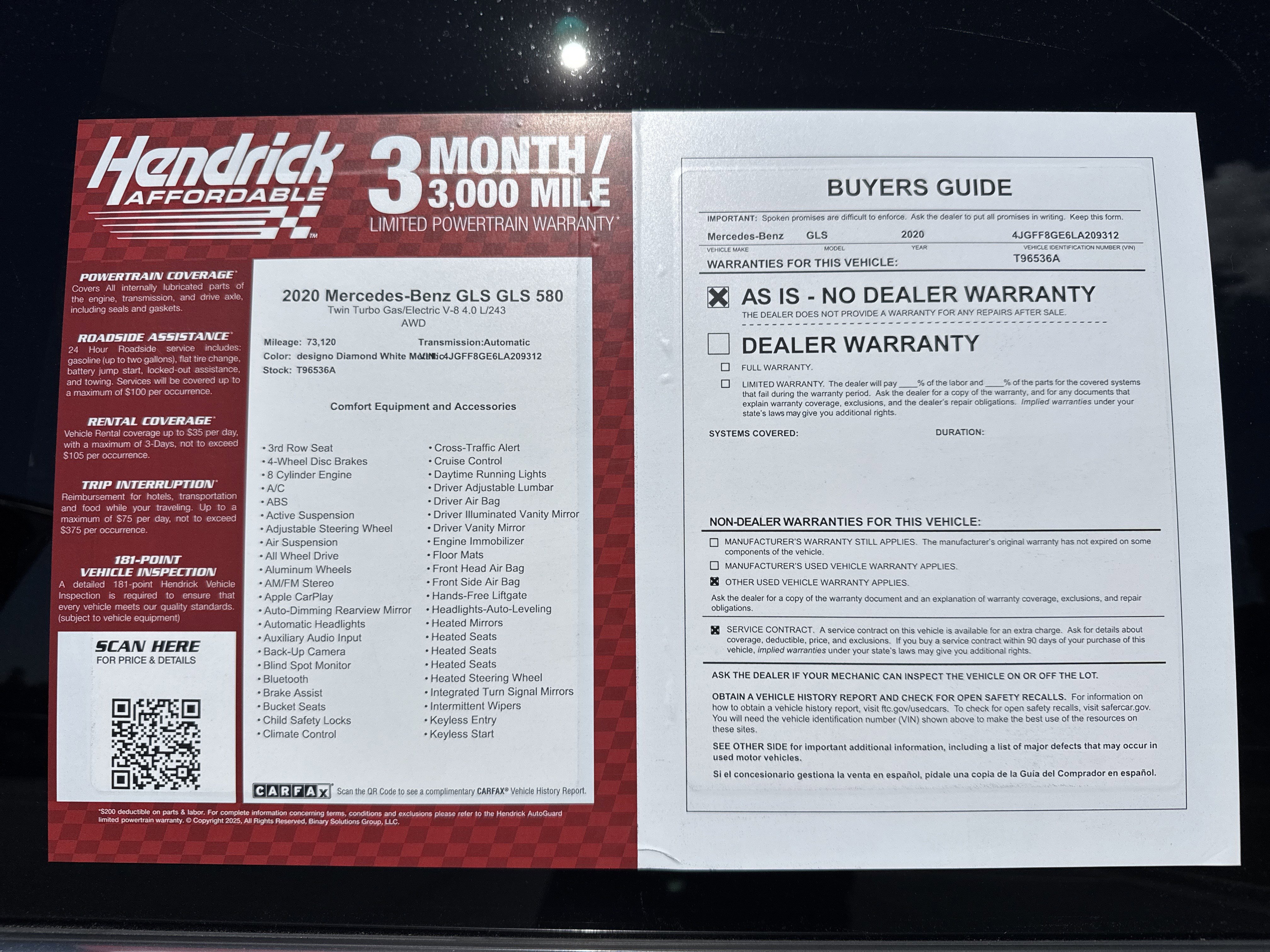 2020 Mercedes-Benz GLS 580 4MATIC