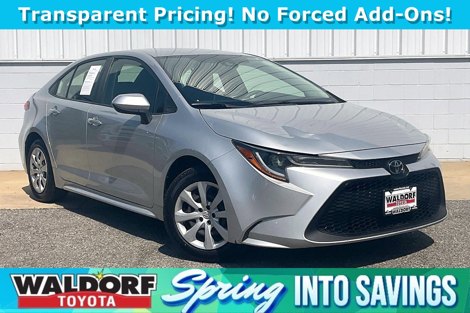 Used 2021 Toyota Corolla LE w/ Carpet Mat Package (TMS)