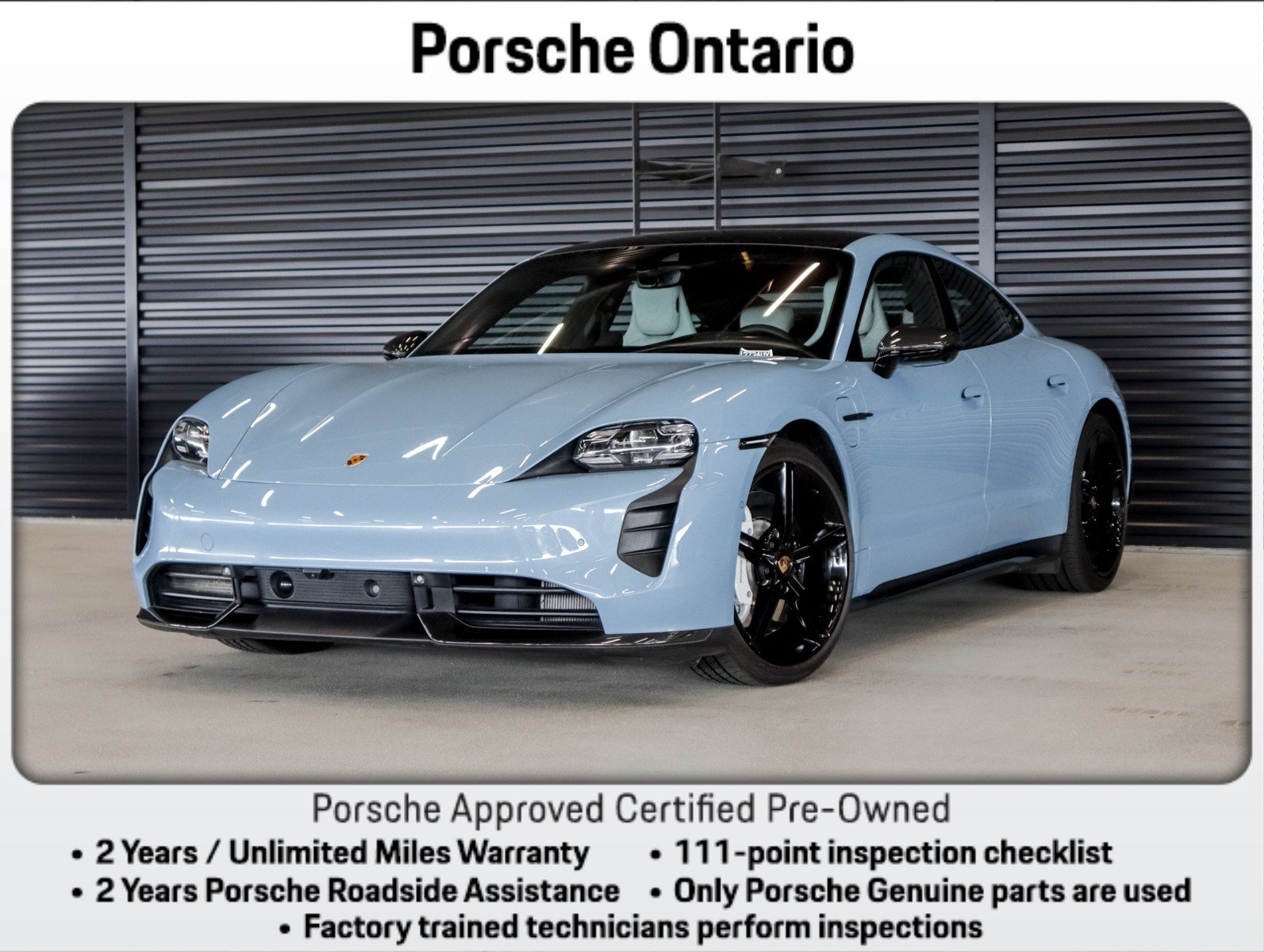 Certified 2022 Porsche Taycan Turbo