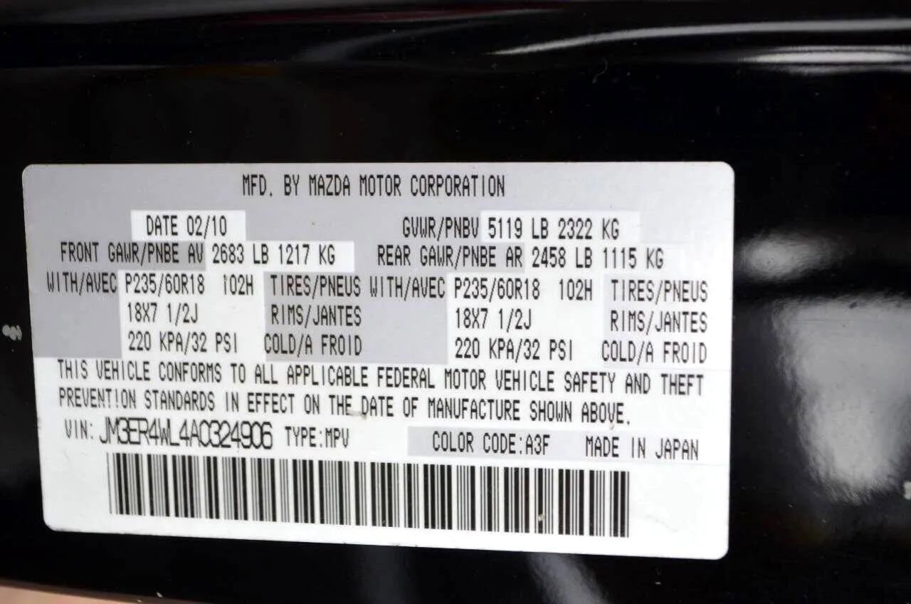 2010 MAZDA Cx-7 s Touring