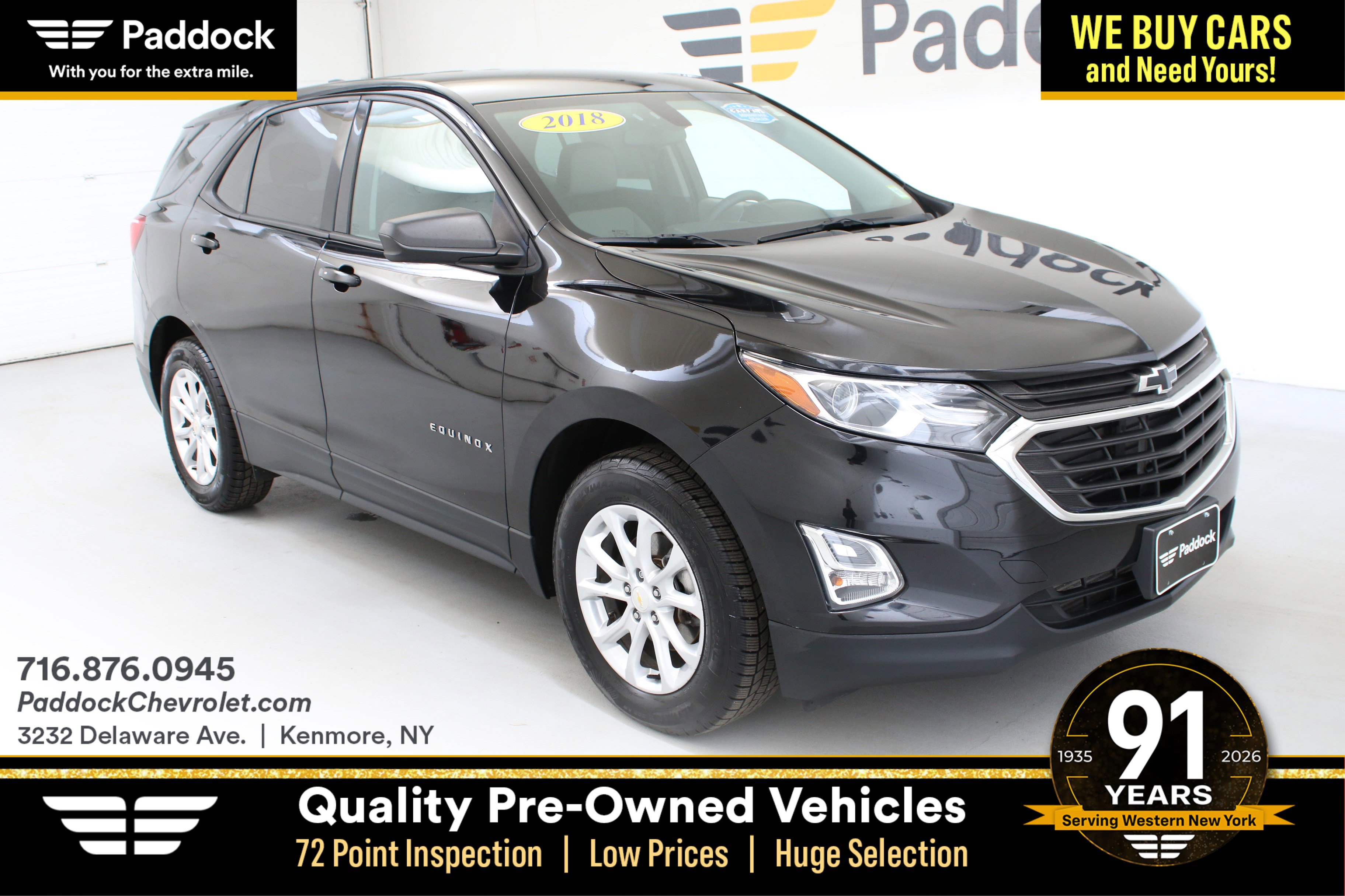 Used 2018 Chevrolet Equinox LS