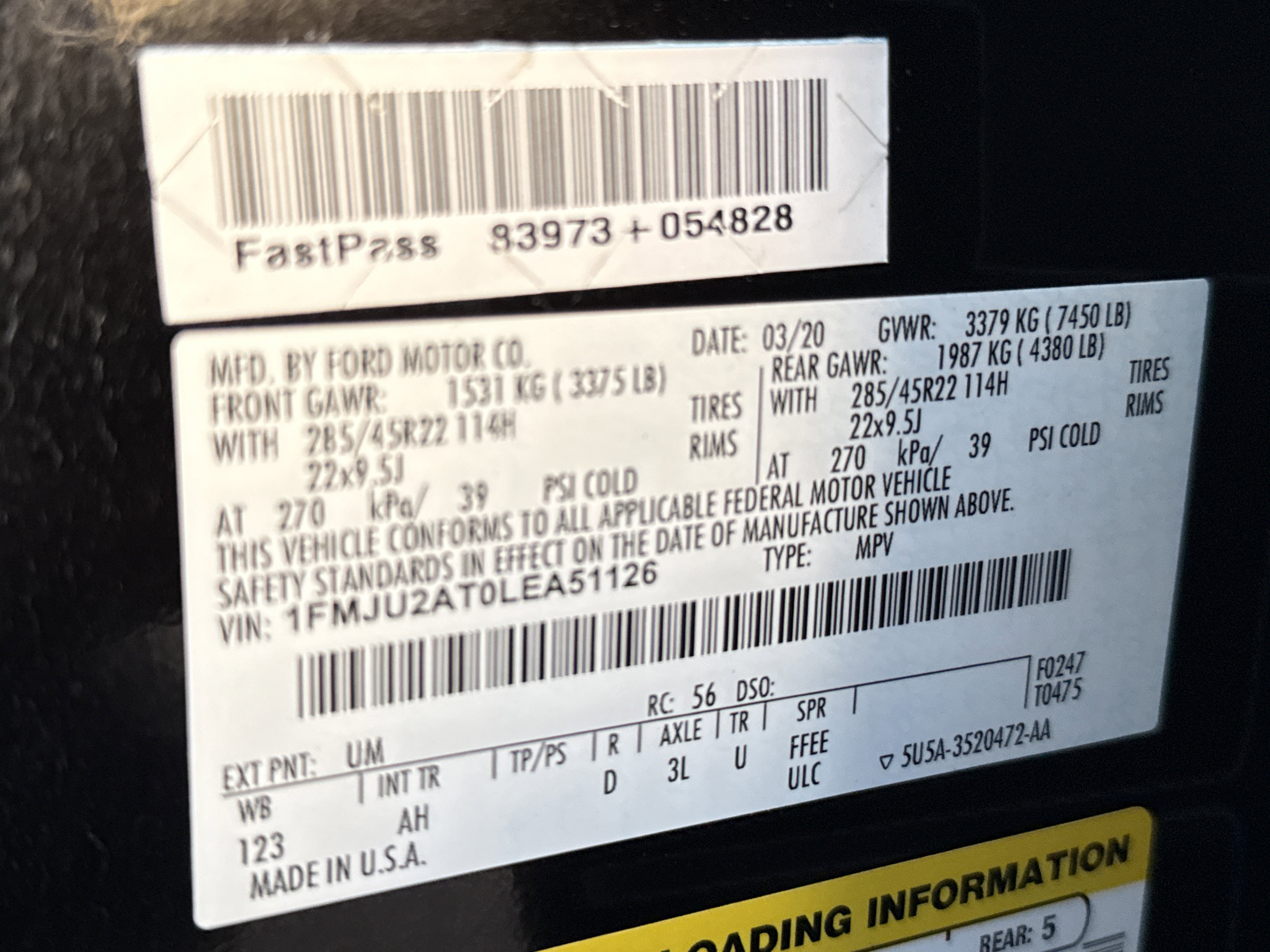 2020 Ford Expedition Limited