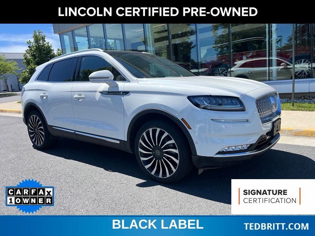 Certified 2022 Lincoln Nautilus Black Label