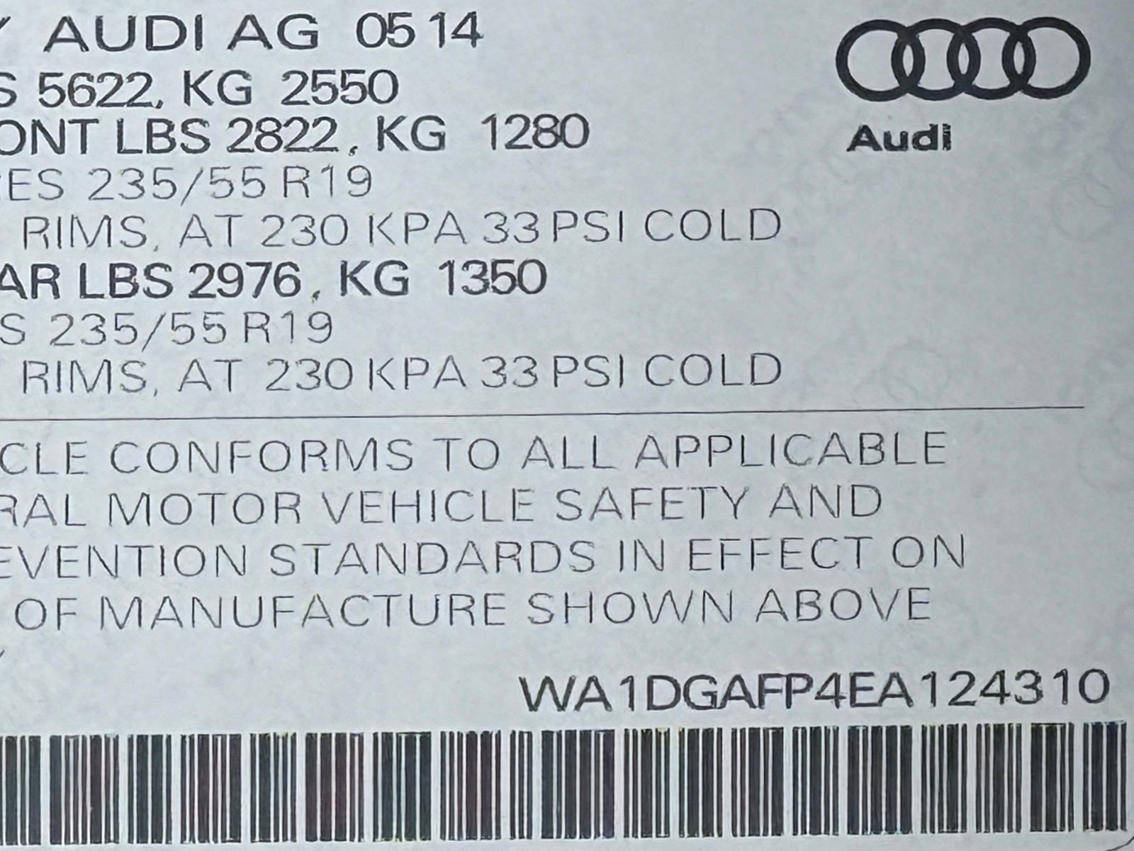 2014 Audi Q5 3.0T Premium Plus