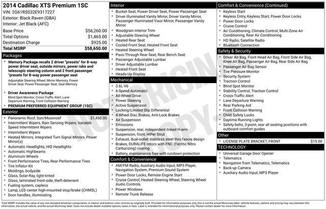 Used 2014 Cadillac XTS Premium