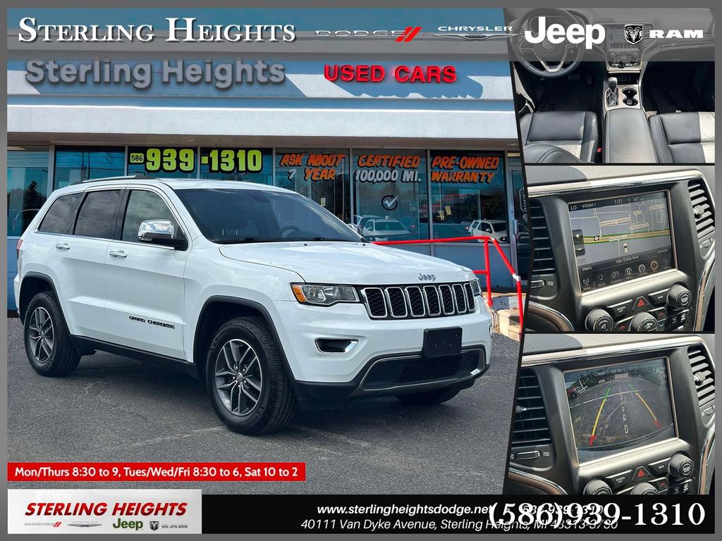 Used 2017 Jeep Grand Cherokee Limited w/ Trailer Tow Group IV