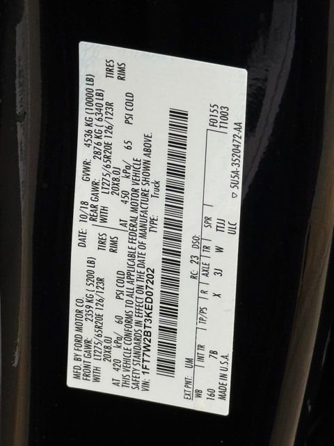 2019 Ford F250 Platinum