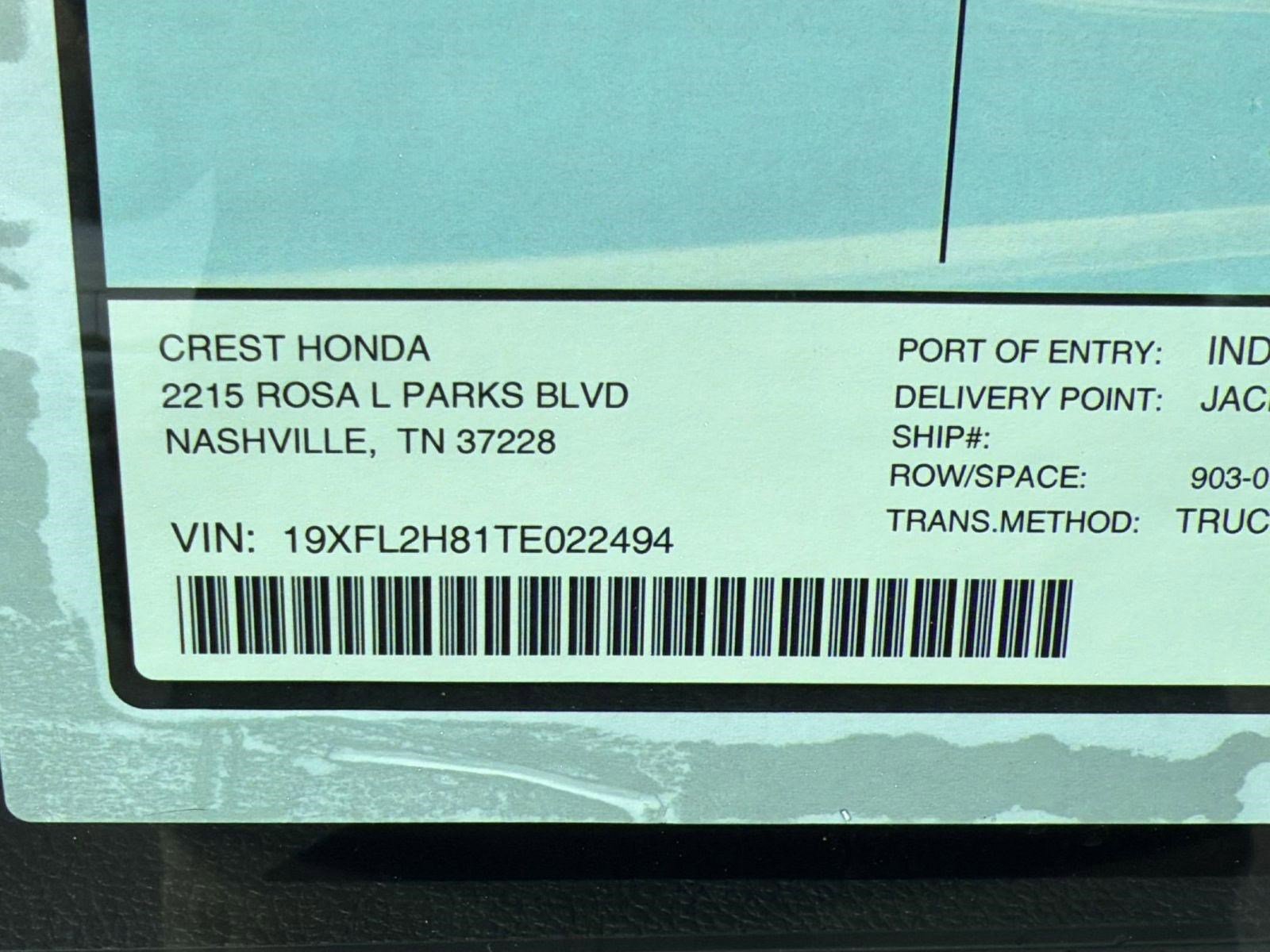 2026 Honda Civic Sport