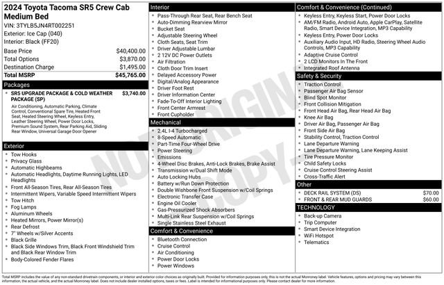 2024 Toyota Tacoma SR5