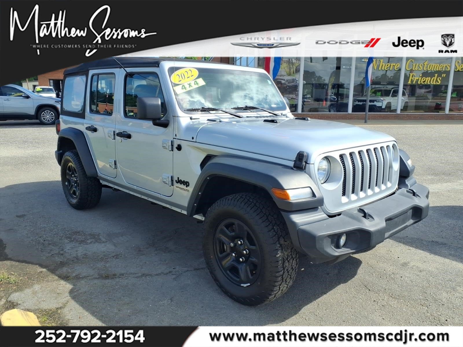 Used 2022 Jeep Wrangler Unlimited Sport