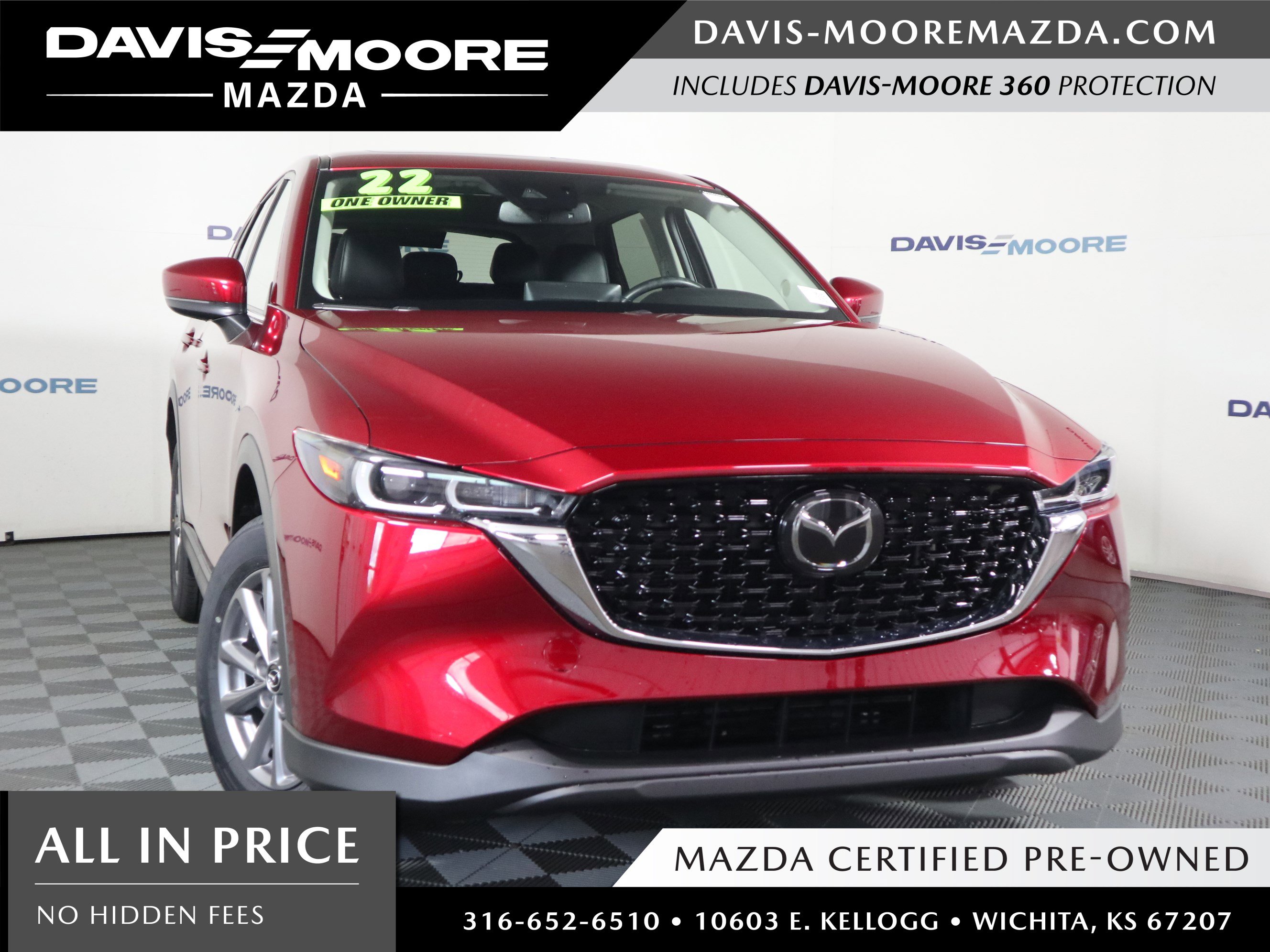 Certified 2022 MAZDA CX-5 AWD 2.5 S