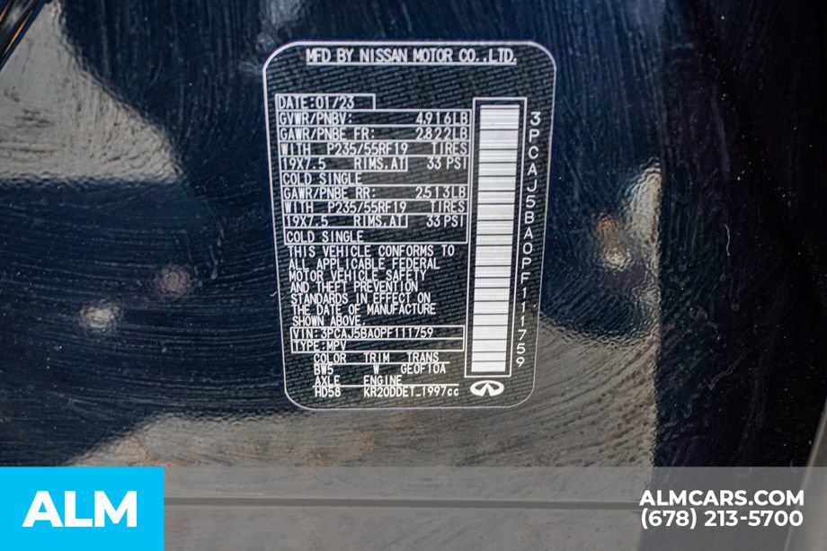 2023 INFINITI Qx50 Luxe