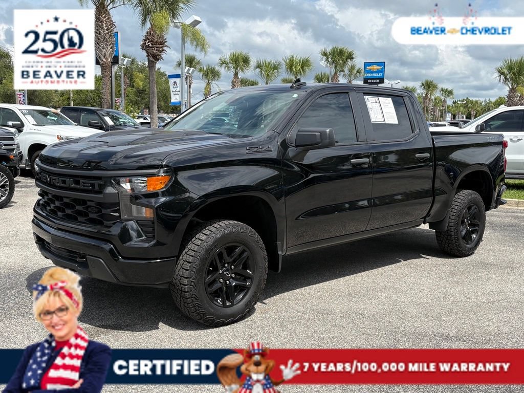 Used 2024 Chevrolet Silverado 1500 Custom Trail Boss w/ Midnight Edition