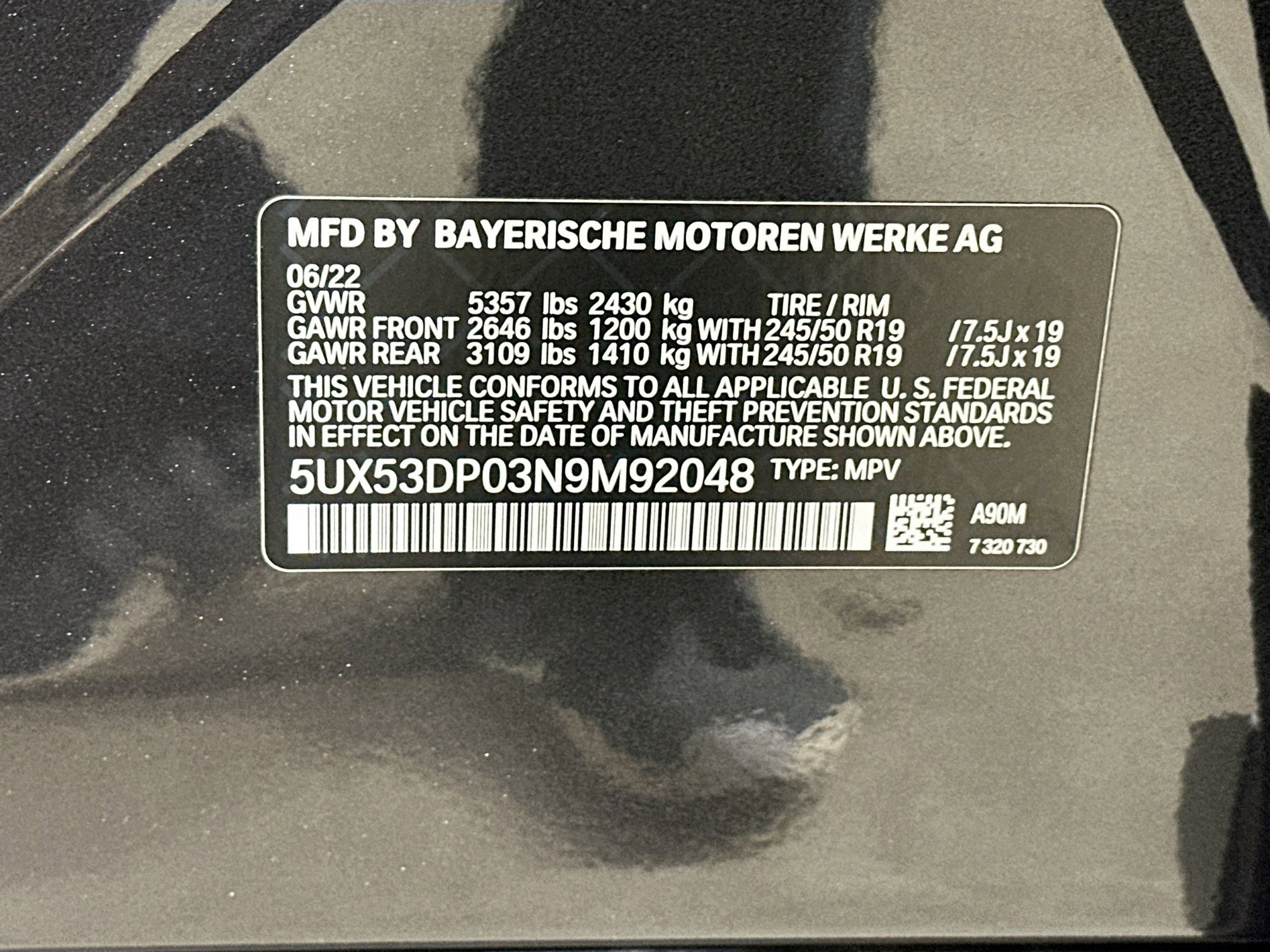 2022 BMW X3 xDrive30i