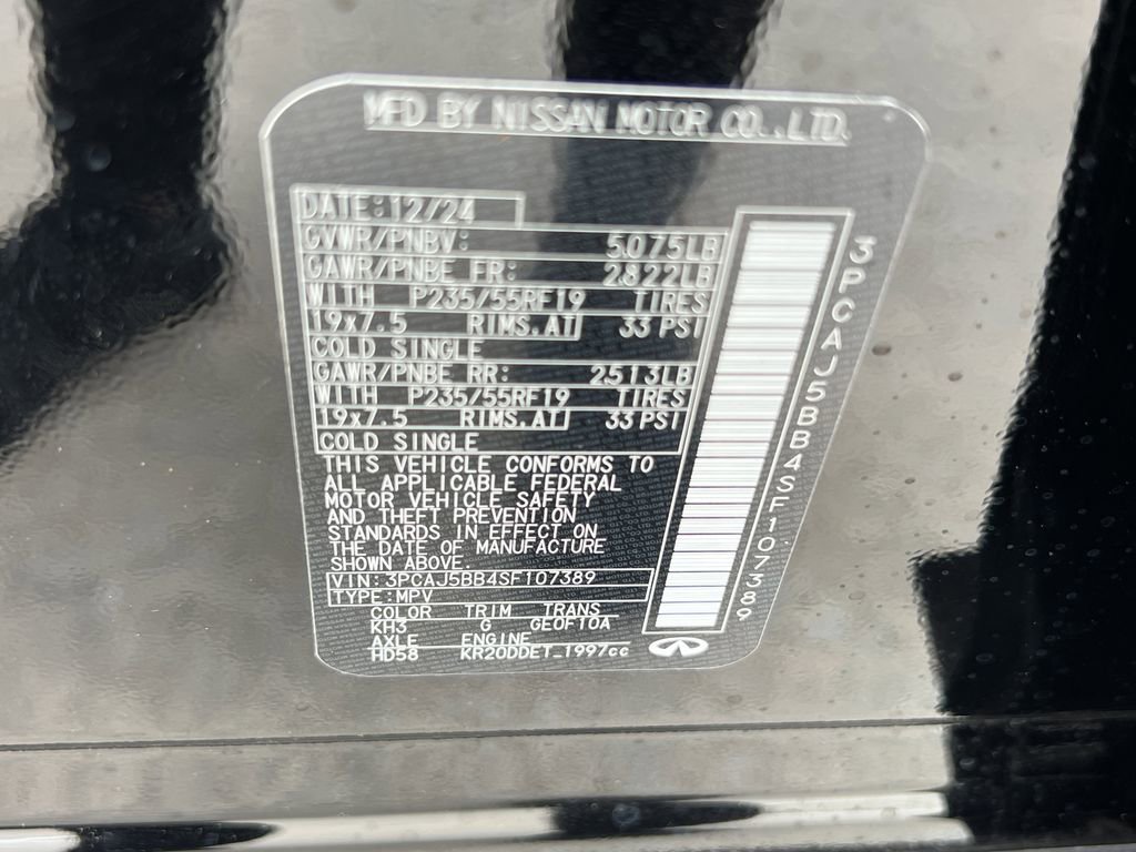 2025 INFINITI Qx50 Luxe