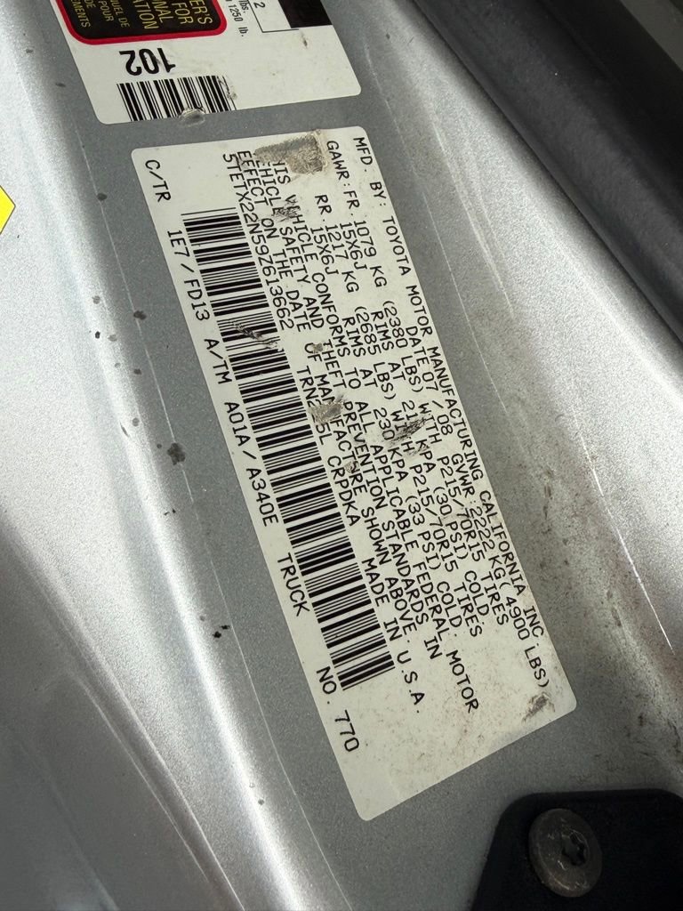 2009 Toyota Tacoma 2WD Access Cab